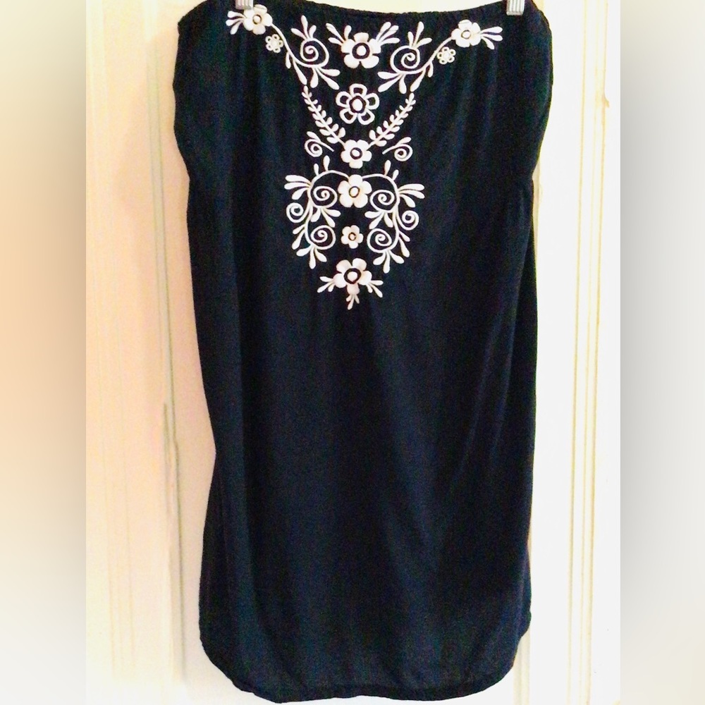 Billabong Strapless Navy Top